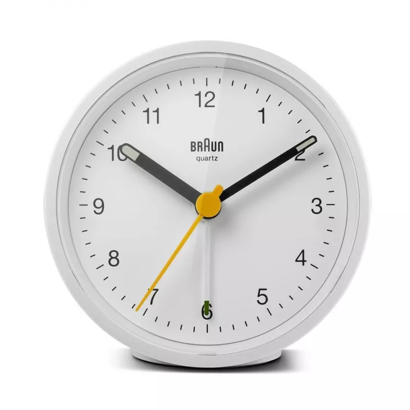 Braun BC12W Kvarcinis žadintuvas, baltas