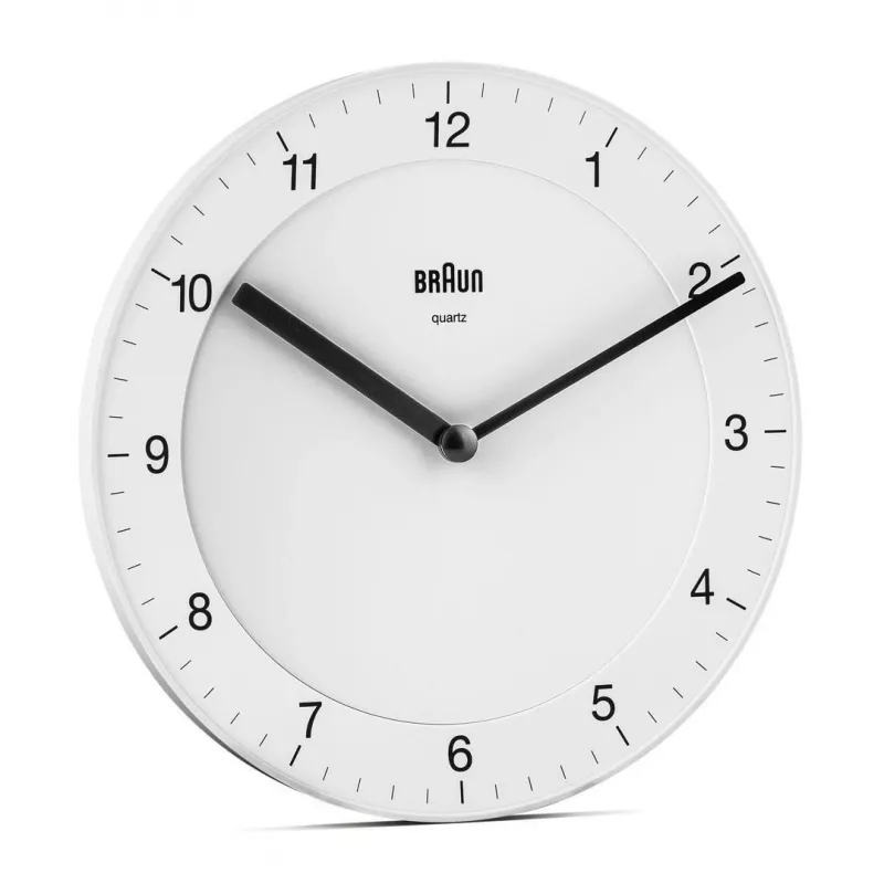 Braun BC06W Kvarcinis laikrodis Apvalus Baltas