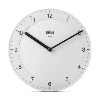 Braun BC06W Kvarcinis laikrodis Apvalus Baltas