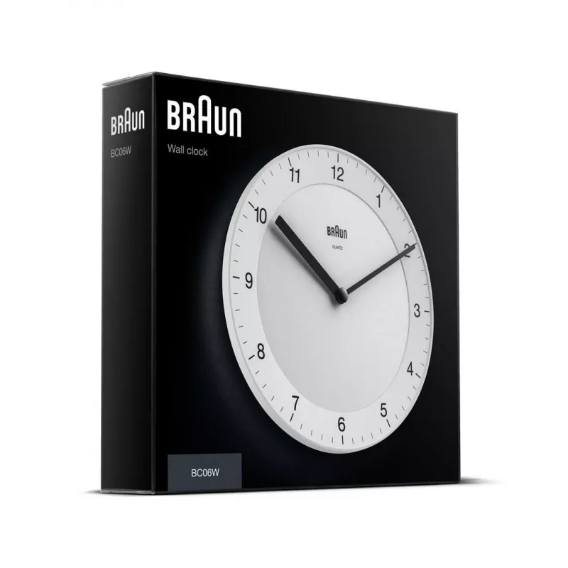 Braun BC06W Kvarcinis laikrodis Apvalus Baltas