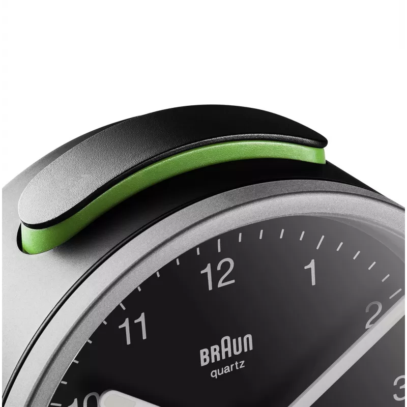 Braun BC12SB kvarcinis žadintuvas juodas, sidabrinis