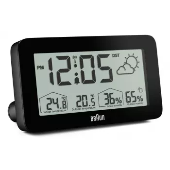 Braun BC13BP-DCF skaitmeninis žadintuvas, juodas