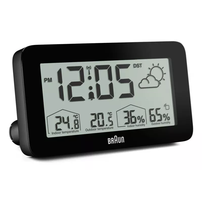 Braun BC13BP-DCF skaitmeninis žadintuvas, juodas