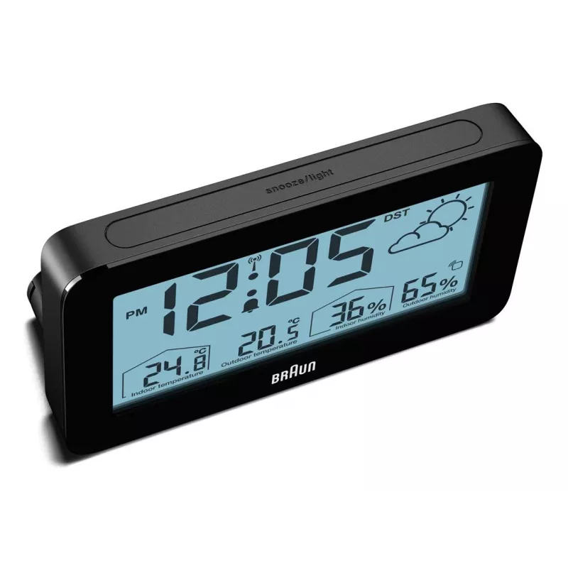 Braun BC13BP-DCF skaitmeninis žadintuvas, juodas