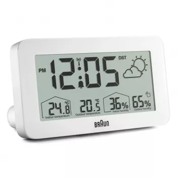 Braun BC13WP-DCF skaitmeninis žadintuvas Baltas