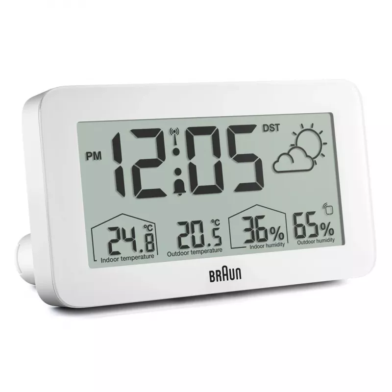 Braun BC13WP-DCF skaitmeninis žadintuvas Baltas