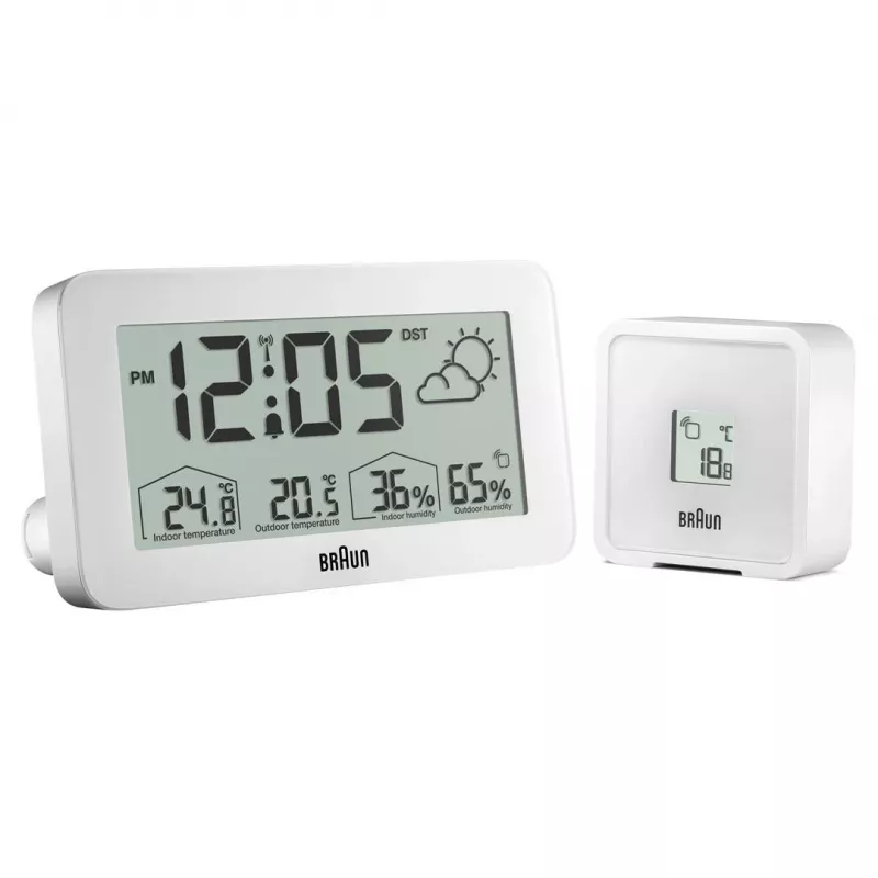 Braun BC13WP-DCF skaitmeninis žadintuvas Baltas