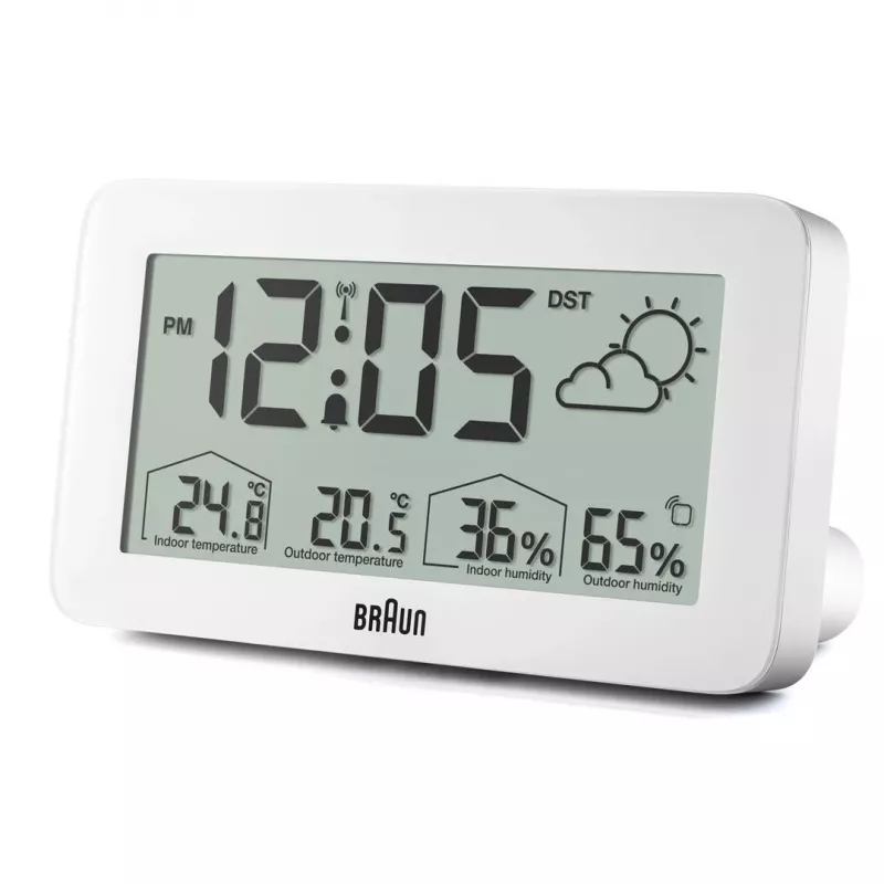 Braun BC13WP-DCF skaitmeninis žadintuvas Baltas