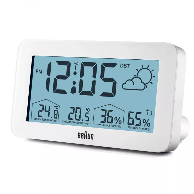 Braun BC13WP-DCF skaitmeninis žadintuvas Baltas