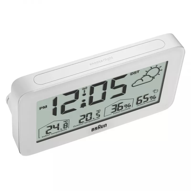 Braun BC13WP-DCF skaitmeninis žadintuvas Baltas