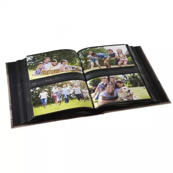 Hama Batzi nuotraukų albumas rudas 200 lapų 10 x 15 cm