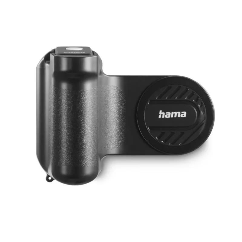 Grip HAMA MagGrip Grip — magnetinė išmaniojo telefono rankena, plastikinė, juoda, 130×50×100 mm