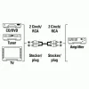 Hama 00011947 garso laidas 1,2 m 2 x RCA juodas