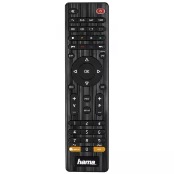 Hama 00012306 nuotolinio valdymo pultas IR Wireless DVD/Blu-ray, STB, TV, VCR mygtukai