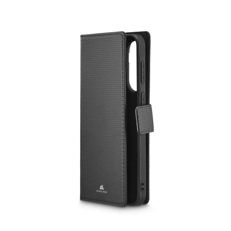 Mobiliojo telefono dėklas Juoda Rock 00037343 — knyginis dėklas Samsung Galaxy A37 5G, juodas, 1 vnt.