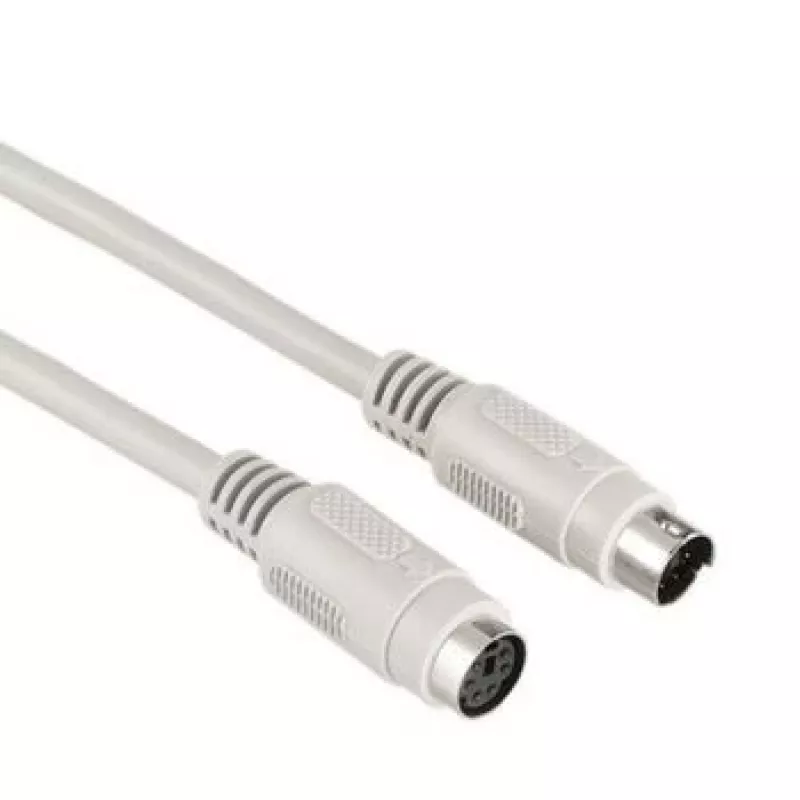 Hama PS/2 pelės ilginamasis kabelis, 2 m, PS/2 kabelis, pilkas