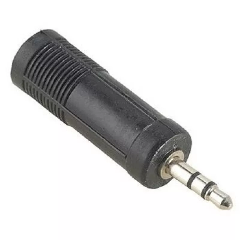 Hama Audio Adapteris 3,5 mm Kištukas Stereo - 6,3 mm Lizdas Stereo 3.5 mm V 6.3 mm M Juodas