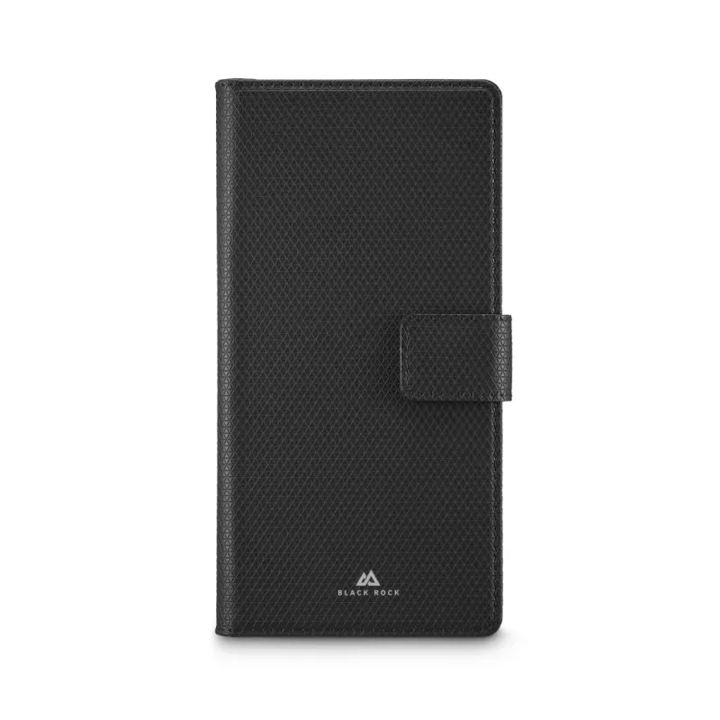 Mobiliojo telefono dėklas Juoda rock 00080293 — knygelinis dėklas piniginė Samsung Galaxy A57 5G, juodas, 1 vnt.