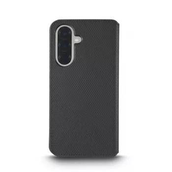 Mobiliojo telefono dėklas Juoda Rock 00080294 — knygelė/delspiniginė Samsung Galaxy A57 5G, juodas, 1 vnt.