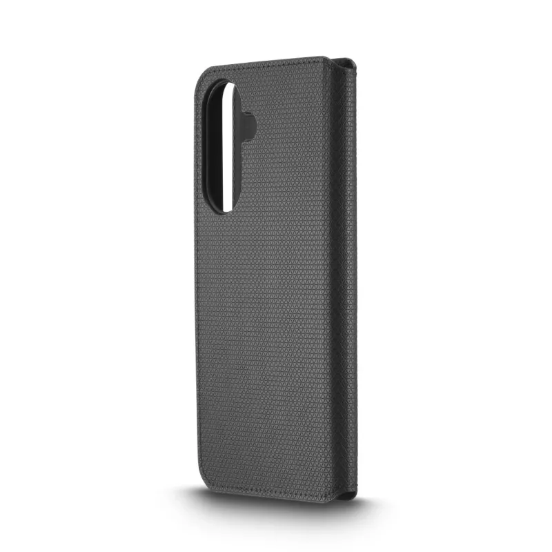 Mobiliojo telefono dėklas Juoda Rock 00080294 — knygelė/delspiniginė Samsung Galaxy A57 5G, juodas, 1 vnt.