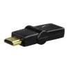 „Hama“ kompaktiškas adapteris HDMI kištukas – HDMI lizdas, pasukamas, juodas