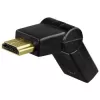 „Hama“ kompaktiškas adapteris HDMI kištukas – HDMI lizdas, pasukamas, juodas