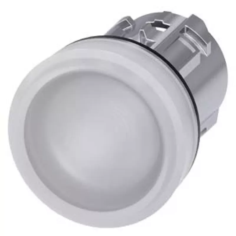 Siemens 3SU1051-6AA60-0AA0 signalinė lemputė Balta