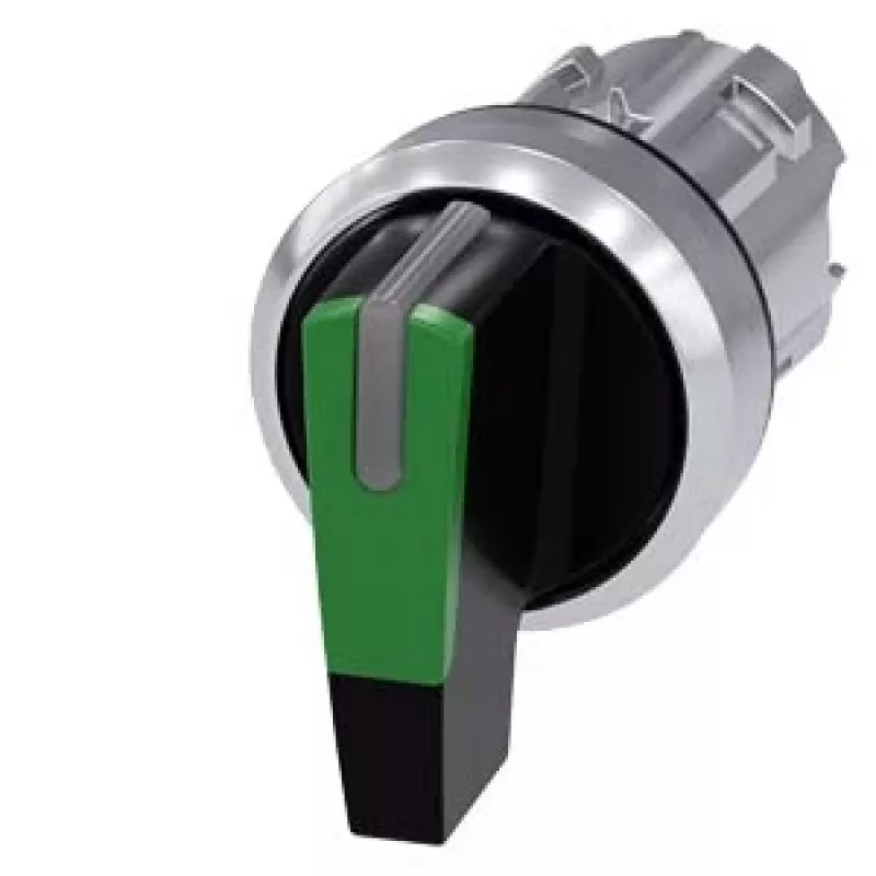 Siemens 3SU1052-2CM40-0AA0 elektrinis valdiklis juodas, žalias, metalinis