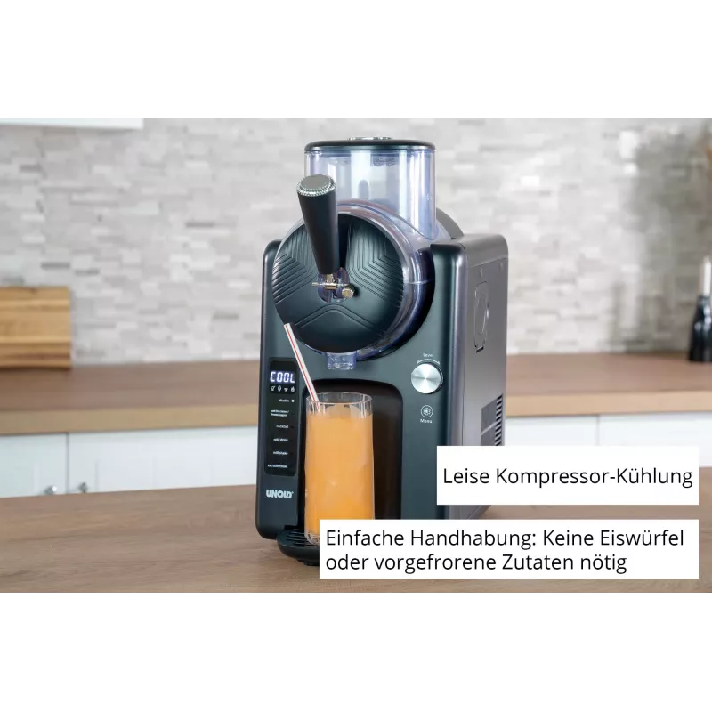 Unold 2in1 ledų ir minkštų ledų aparatas Sofie 48956 1400 L 150 W Juoda