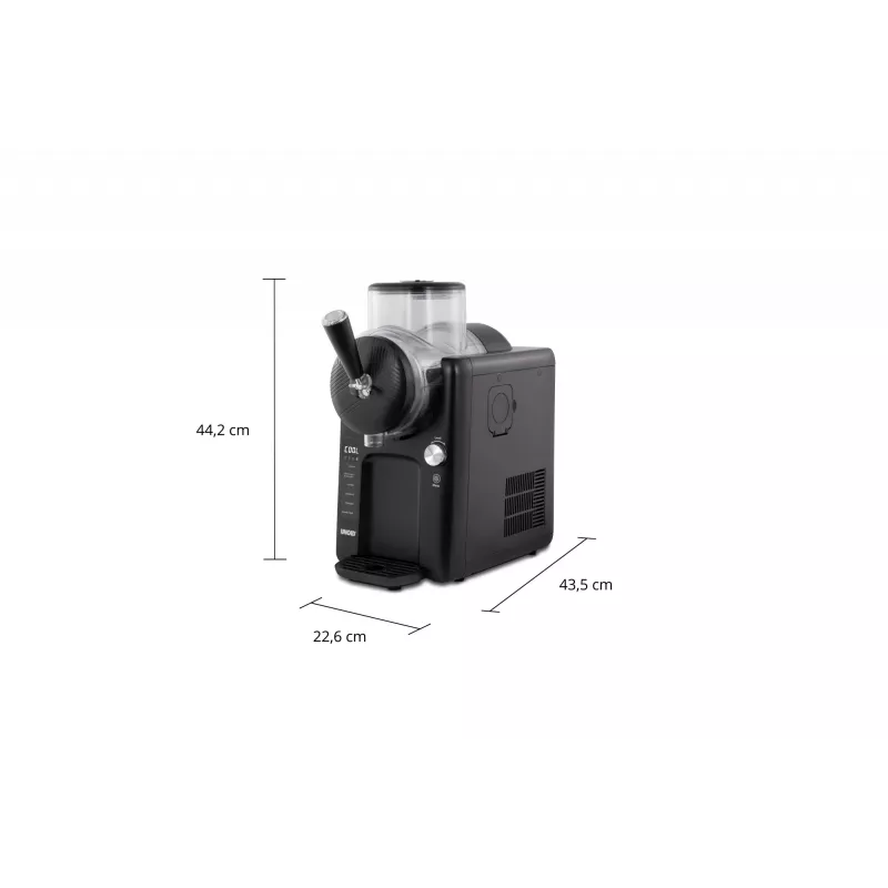Unold 2in1 ledų ir minkštų ledų aparatas Sofie 48956 1400 L 150 W Juoda