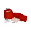 Unold Wärmi Premium rinkinys – elektrinis šildomasis buteliukas 86023 raudonas