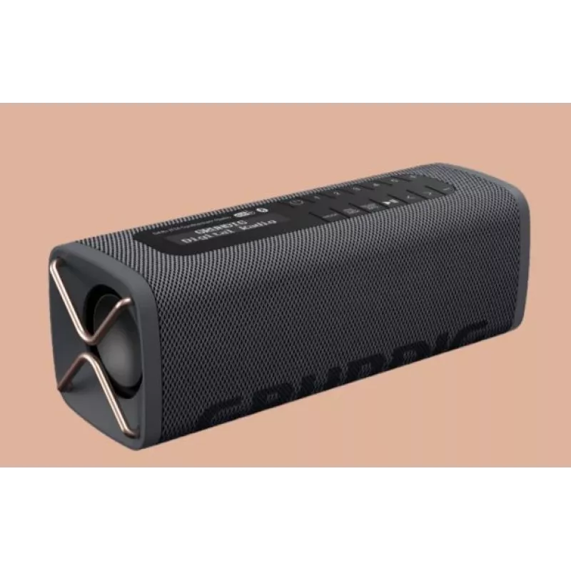 Grundig GBT Band nešiojamas analoginis ir skaitmeninis radijas, juodas