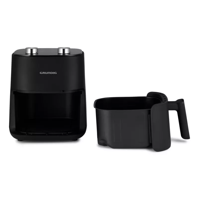 Grundig FRY 6321 L atskira 4,7 l atskirai stovinti 1500 W karšto oro gruzdintuvė juoda