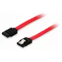 Equip SATA II laidas, 0,5 m, SATA II, SATA 7 kontaktų, SATA 7 kontaktų, vyriškas/vyriškas, raudonas