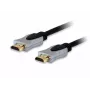 Equip HDMI 2.0 kabelis, dviejų spalvų, 7,5 m, 7,5 m, HDMI A tipo (standartinis), HDMI A tipo (standartinis), 3840 x 2160 pikselių, juodas