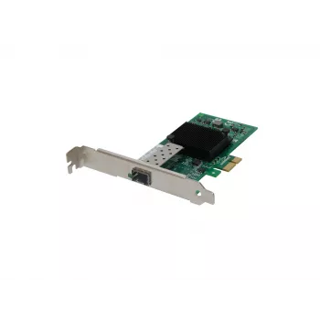 LevelOne Gigabit Fiber PCIe tinklo plokštė, 1 x SFP, vidinė, laidinė, PCI Express, šviesolaidis, 1000 Mbit/s, aliuminis