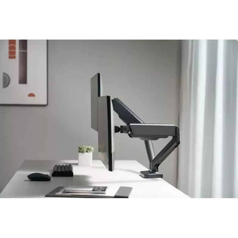Equip 13 inch–27 inch interaktyvus dvigubas monitoriaus stalinis laikiklis