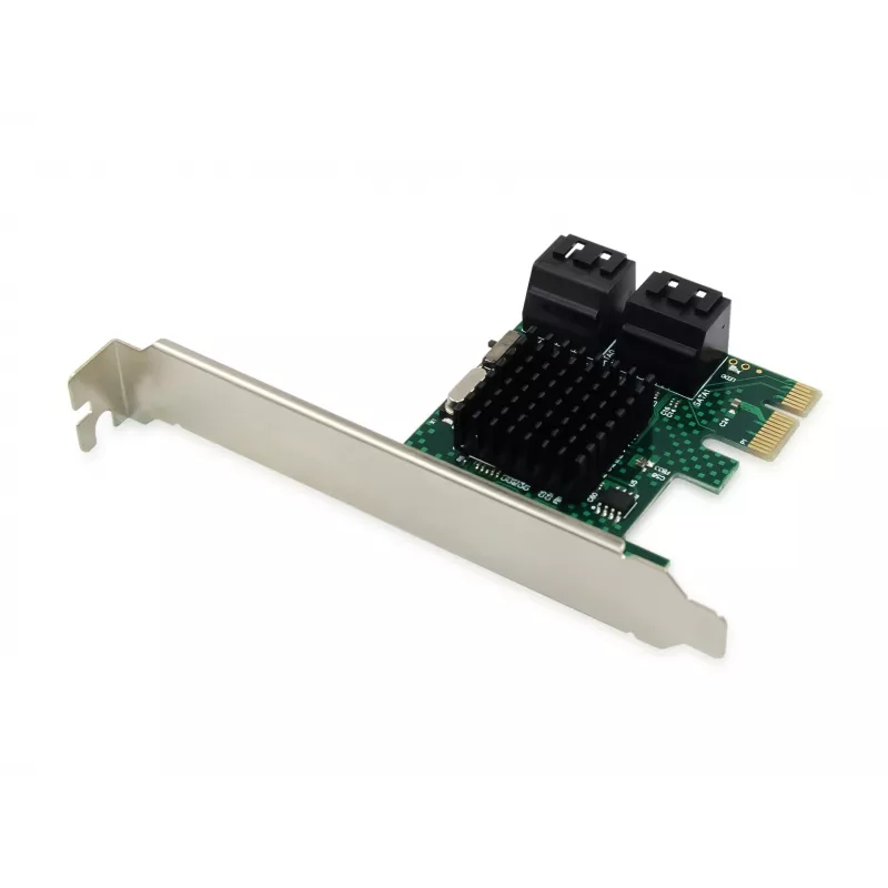 Conceptronic EMRICK 4 prievadų SATA PCIe adapteris su SATA kabeliu