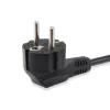 Aukštos kokybės „Equip“ maitinimo laidas, C13 į Schuko, 3,0 m, 3 m, IEC C13, CEE7/7, H05VV-F3G, 250 V, 10 A