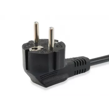 Aukštos kokybės „Equip“ maitinimo laidas, C13 į Schuko, 3,0 m, 3 m, IEC C13, CEE7/7, H05VV-F3G, 250 V, 10 A