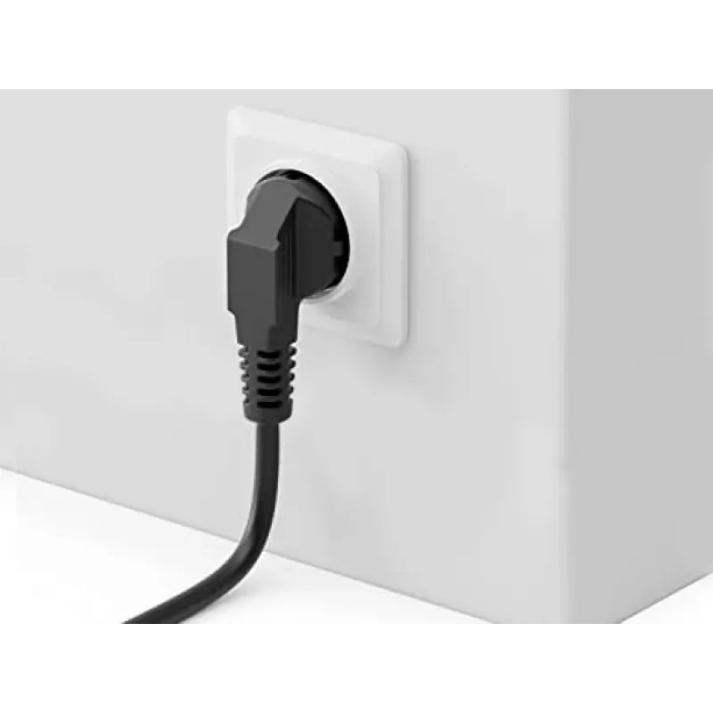 Aukštos kokybės „Equip“ maitinimo laidas, C13 į Schuko, 3,0 m, 3 m, IEC C13, CEE7/7, H05VV-F3G, 250 V, 10 A