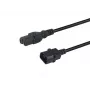 Equip 112170 maitinimo laidas juodas 1.8 m C14 jungtis C15 jungtis