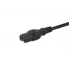 Equip 112170 maitinimo laidas juodas 1.8 m C14 jungtis C15 jungtis