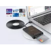 „Conceptronic BIAN11B“ dviejų sąsajų išmanusis asmens ID kortelių skaitytuvas, USB 2.0, artimojo lauko ryšys (NFC), 1 m, juodas, 100 g