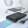 „Conceptronic BIAN11B“ dviejų sąsajų išmanusis asmens ID kortelių skaitytuvas, USB 2.0, artimojo lauko ryšys (NFC), 1 m, juodas, 100 g