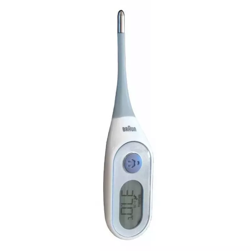 Braun PRT2000 skaitmeninis kūno termometras, kontaktinis Mėlyna, Balta Pažasties