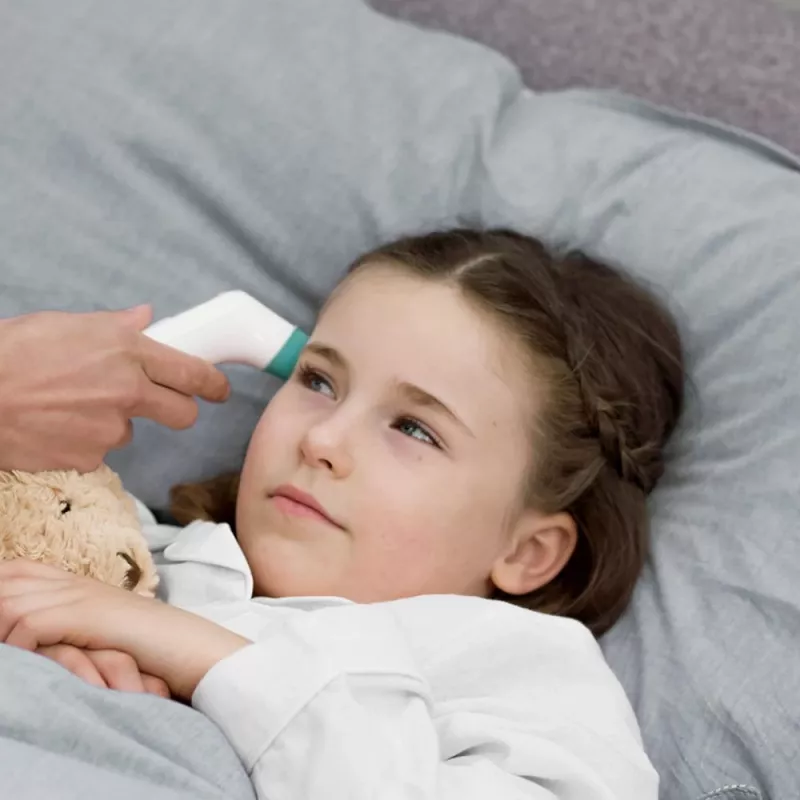 Braun BST200WE nuotolinio jutiklio termometras Baltas Kaktos Mygtukai