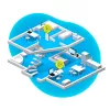 Belaidis diapazono plėtiklis AVM FRITZ!Repeater 2400 Edition International — 1733 Mbit/s, 1× Gigabit Ethernet, IEEE 802.11ac/n