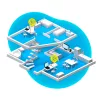 Belaidis diapazono plėtiklis AVM FRITZ!Repeater 6000 Edition International — trijų dažnių juostų 6000 Mbps, 2x LAN, balta
