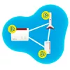 Belaidis diapazono plėtiklis AVM FRITZ!Repeater 6000 Edition International — trijų dažnių juostų 6000 Mbps, 2x LAN, balta